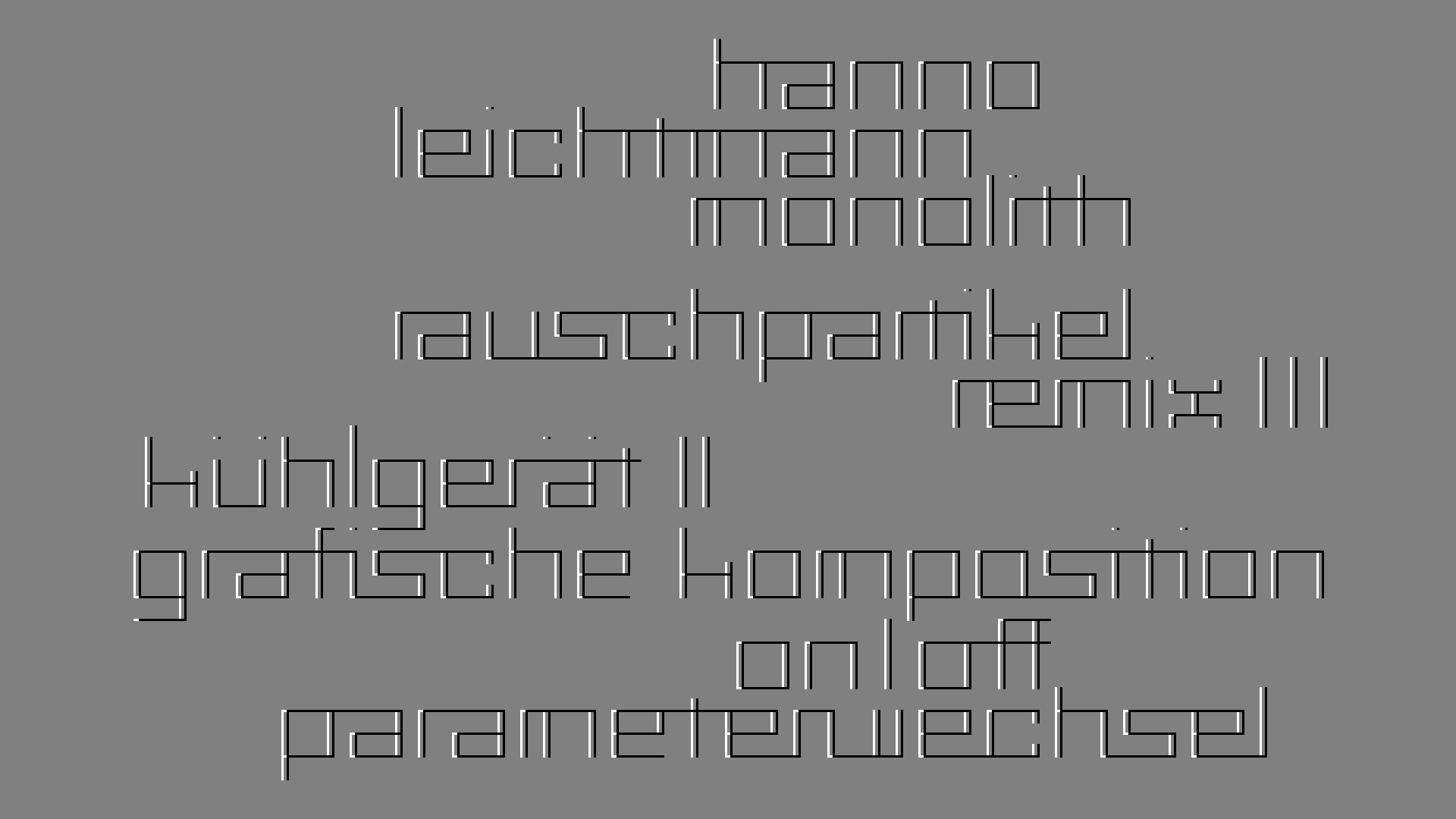 2021-03-10 Hanno Leichtmann - 1996 Monolith (rauschpartikel Remix 1 - 3)